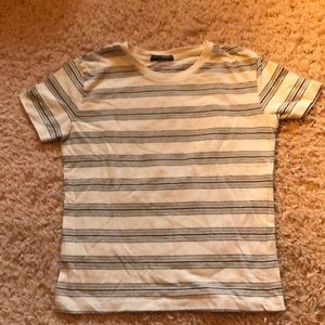cute pink striped shirt from brandy